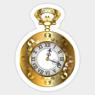 Steampunk pocket watch Sticker